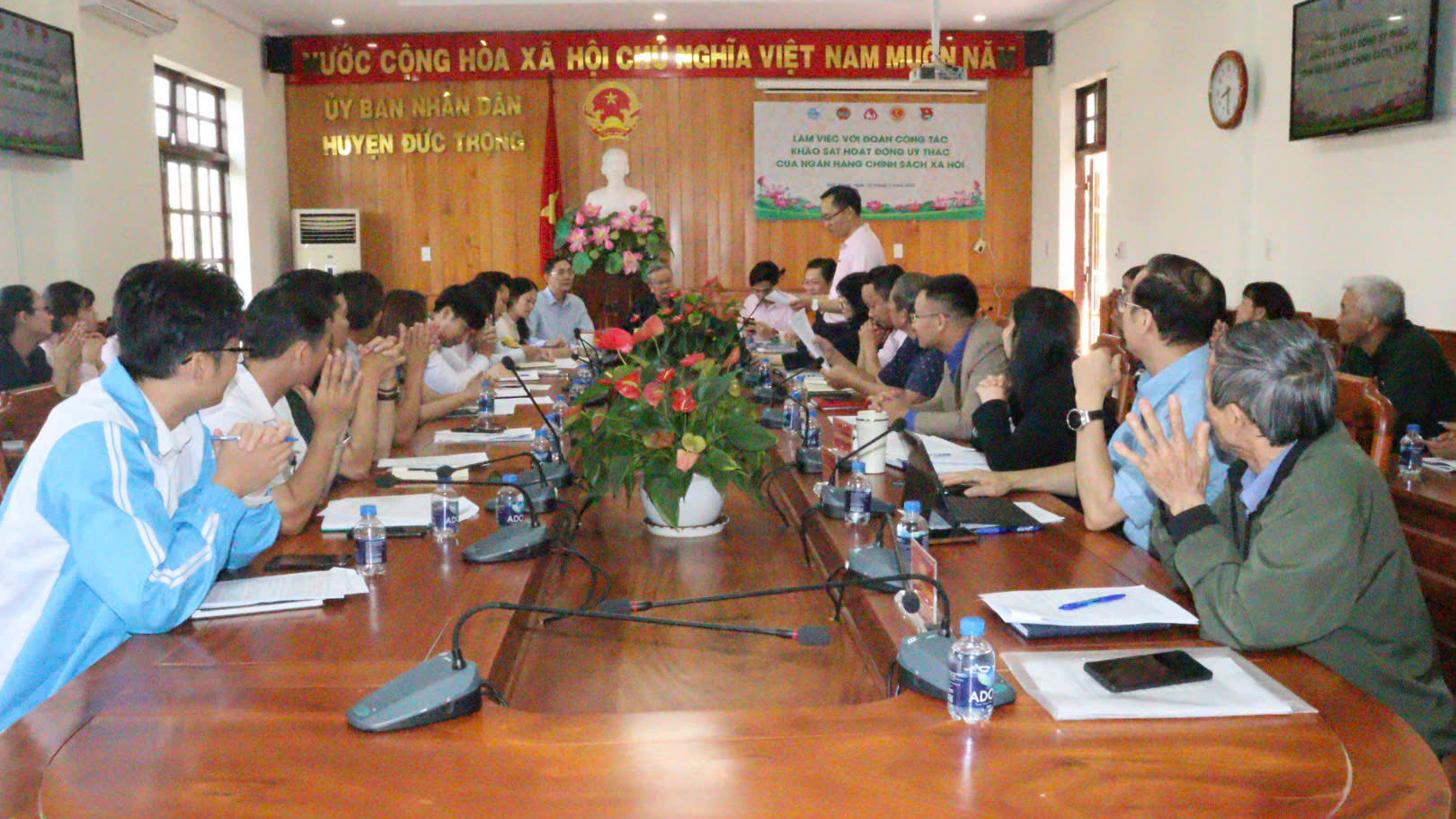 Ngân hàng Chính sách Xã hội Việt Nam khảo sát hoạt động uỷ thác tại Đức Trọng
