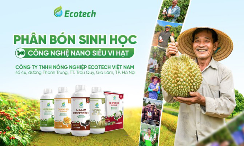 Ecotech - Phân bón sinh học công nghệ Nano siêu vi hạt