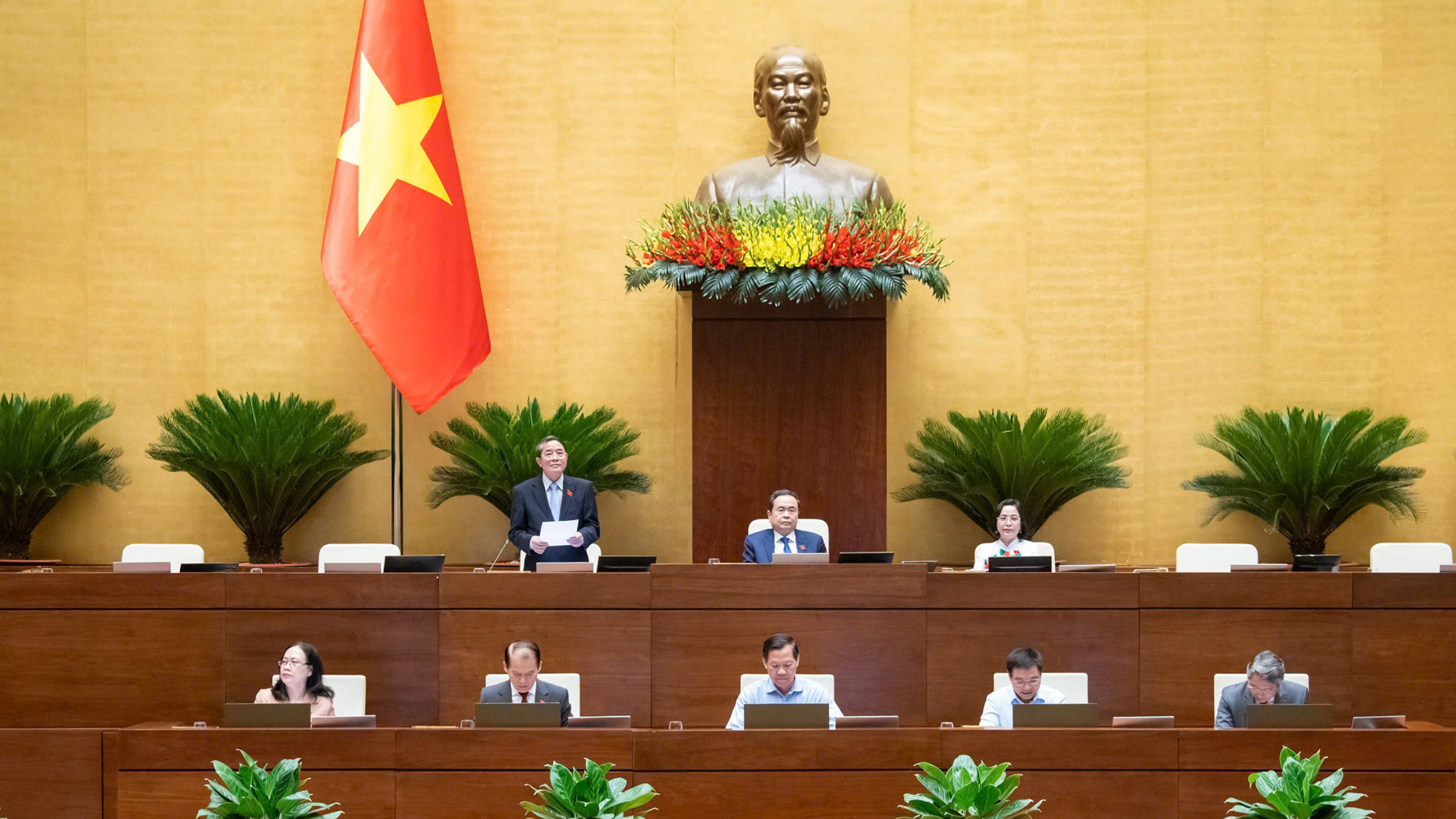 ĐBQH Trịnh Thị Tú Anh góp ý Dự án Luật Năng lượng nguyên tử (sửa đổi)