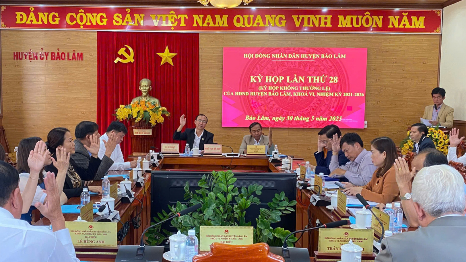 HĐND huyện Bảo Lâm khóa VI tổ chức kỳ họp chuyên đề