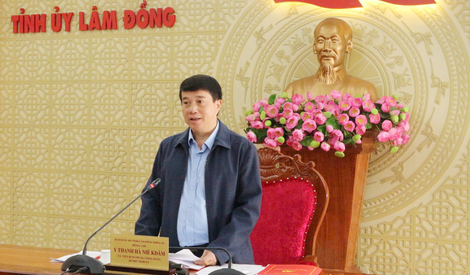 Bí thư Tỉnh ủy Lâm Đồng Y Thanh Hà Niê Kđăm: Mặt trận và các đoàn thể tiếp tục phát huy truyền thống, vững bước trên hành trình đổi mới và phát triển