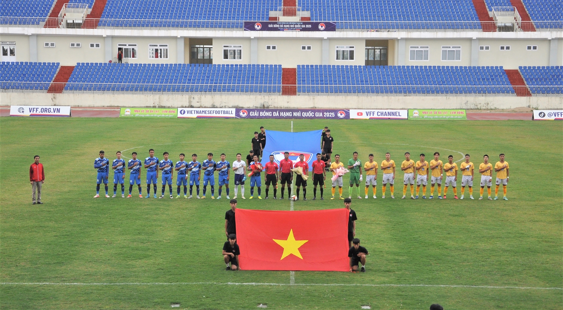 Thắng 3 - 0 trên sân nhà Đà Lạt, Lâm Đồng tiếp tục dẫn đầu bảng B Giải Bóng đá hạng Nhì quốc gia 2025