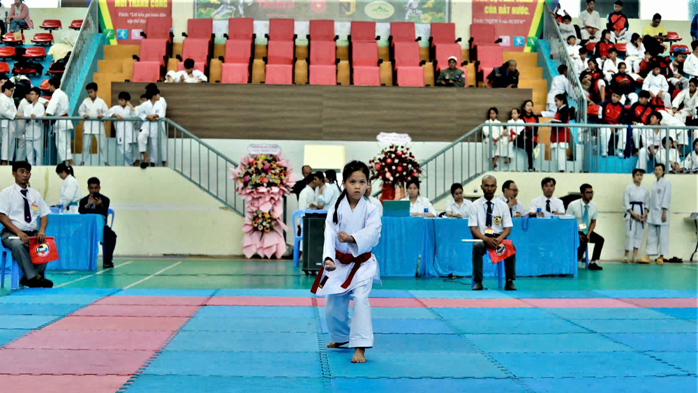 Trên 400 VĐV tranh tài tại Giải Vô địch các Câu lạc bộ Liên đoàn Karate Lâm Đồng lần II