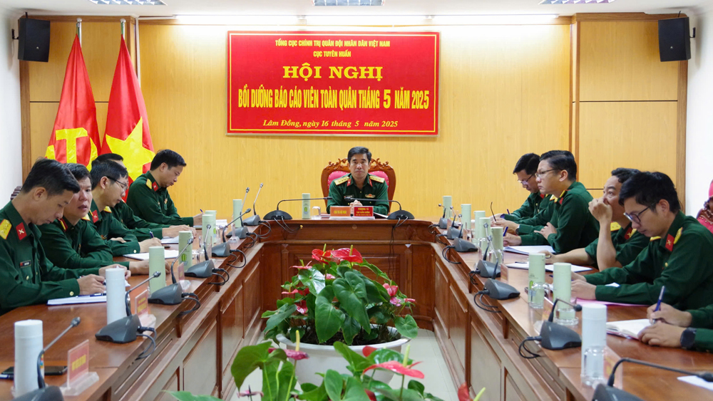Hội nghị Bồi dưỡng báo cáo viên toàn quân tháng 5/2025