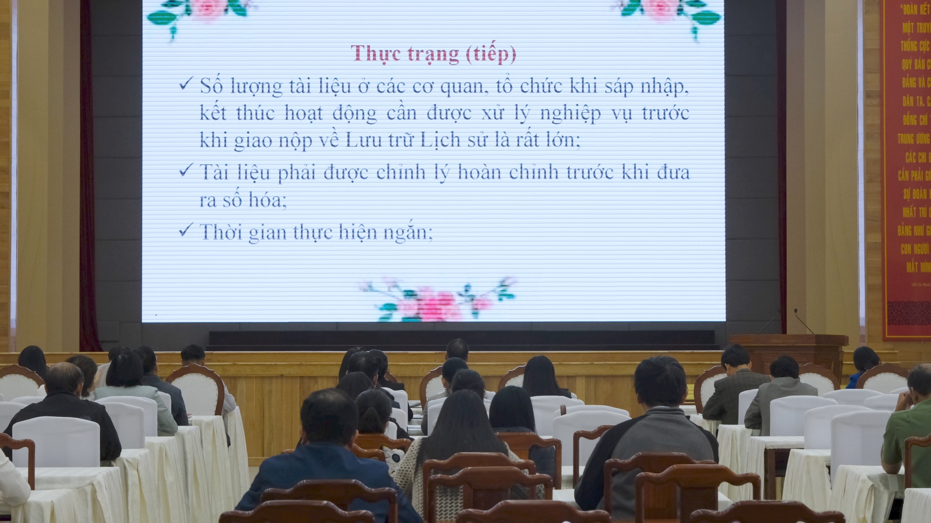 Quán triệt chỉ đạo của Ban Bí thư về lưu trữ, quản lý tài liệu trong sắp xếp tổ chức bộ máy