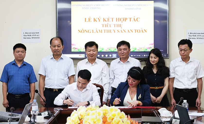 Lâm Đồng - Hà Tĩnh kết nối quảng bá, tiêu thụ nông sản sạch