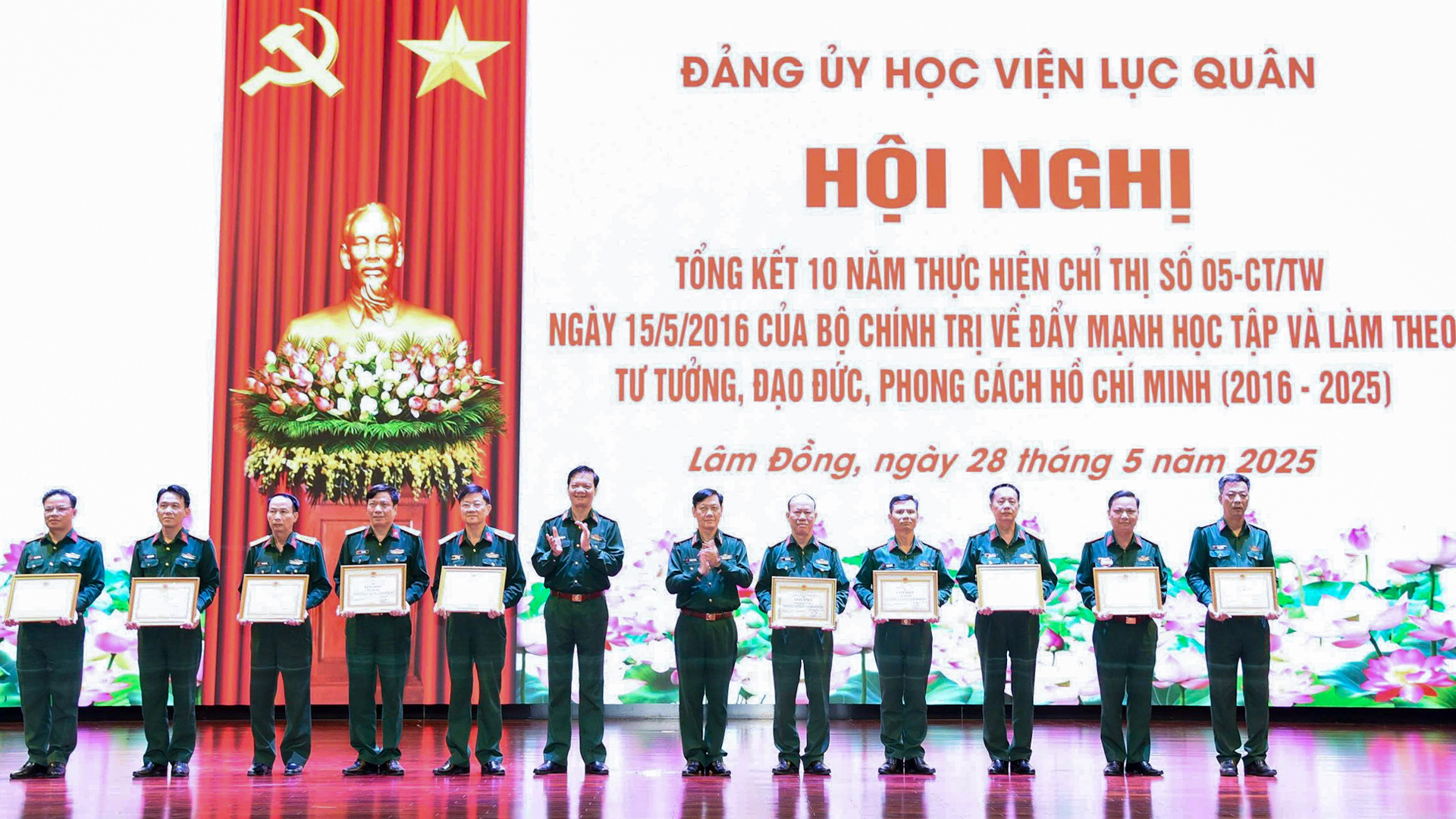 Học viện Lục quân: Lan tỏa sâu rộng việc học và làm theo gương Bác
