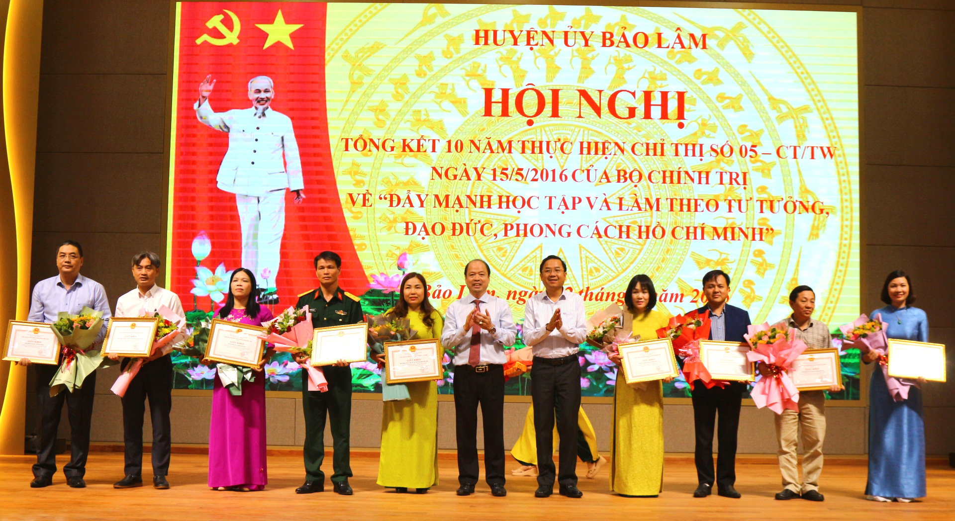Bảo Lâm: Tổng kết 10 năm thực hiện Chỉ thị số 05 về đẩy mạnh học tập và làm theo tư tưởng, đạo đức, phong cách Hồ Chí Minh