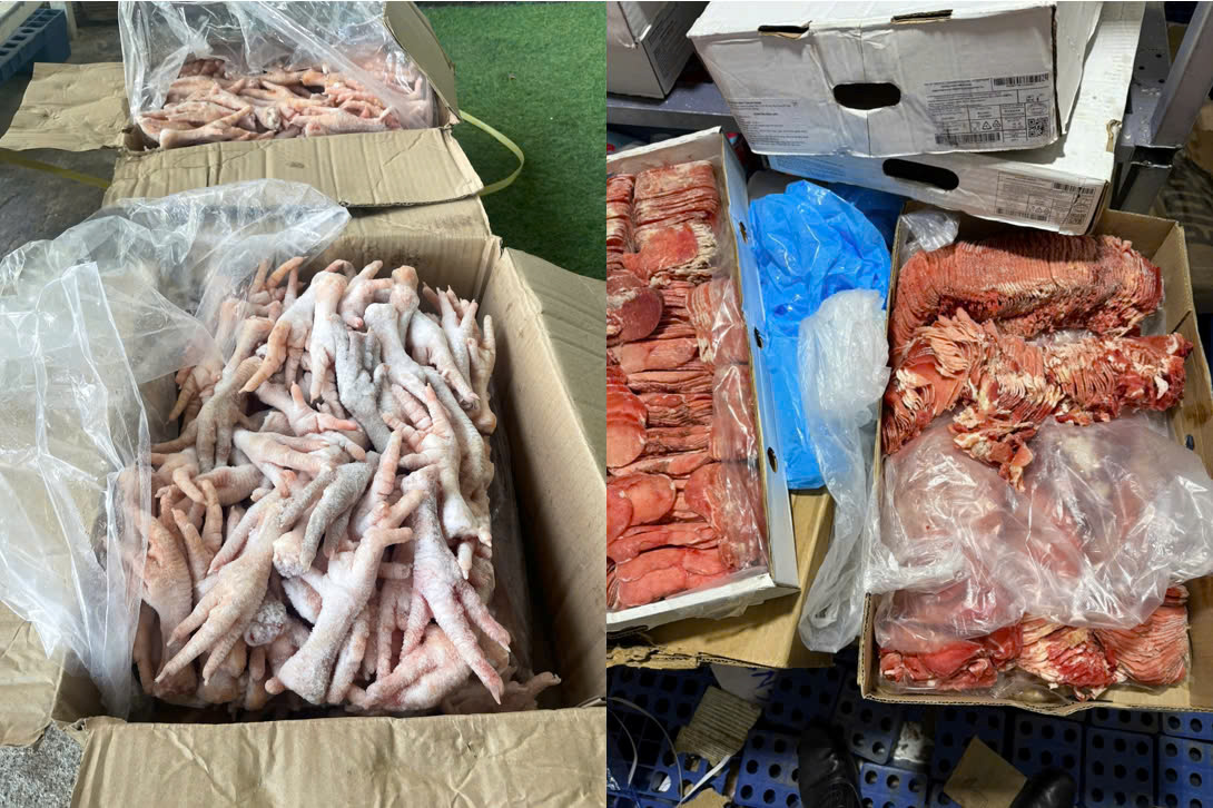 Đà Lạt: Phát hiện gần 2,6 tấn thực phẩm đông lạnh không rõ nguồn gốc
