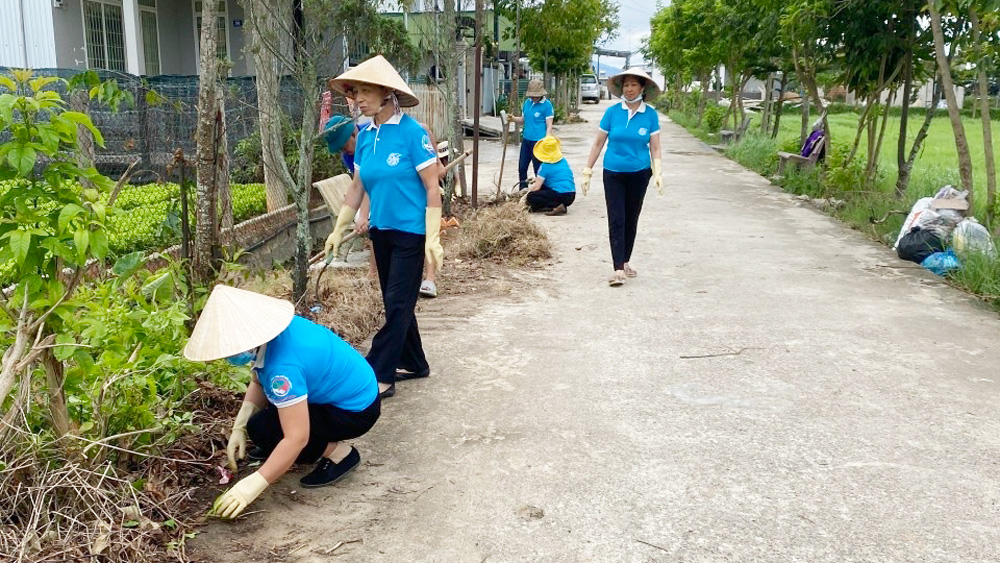 “5 không, 3 sạch” góp phần xây dựng nông thôn mới