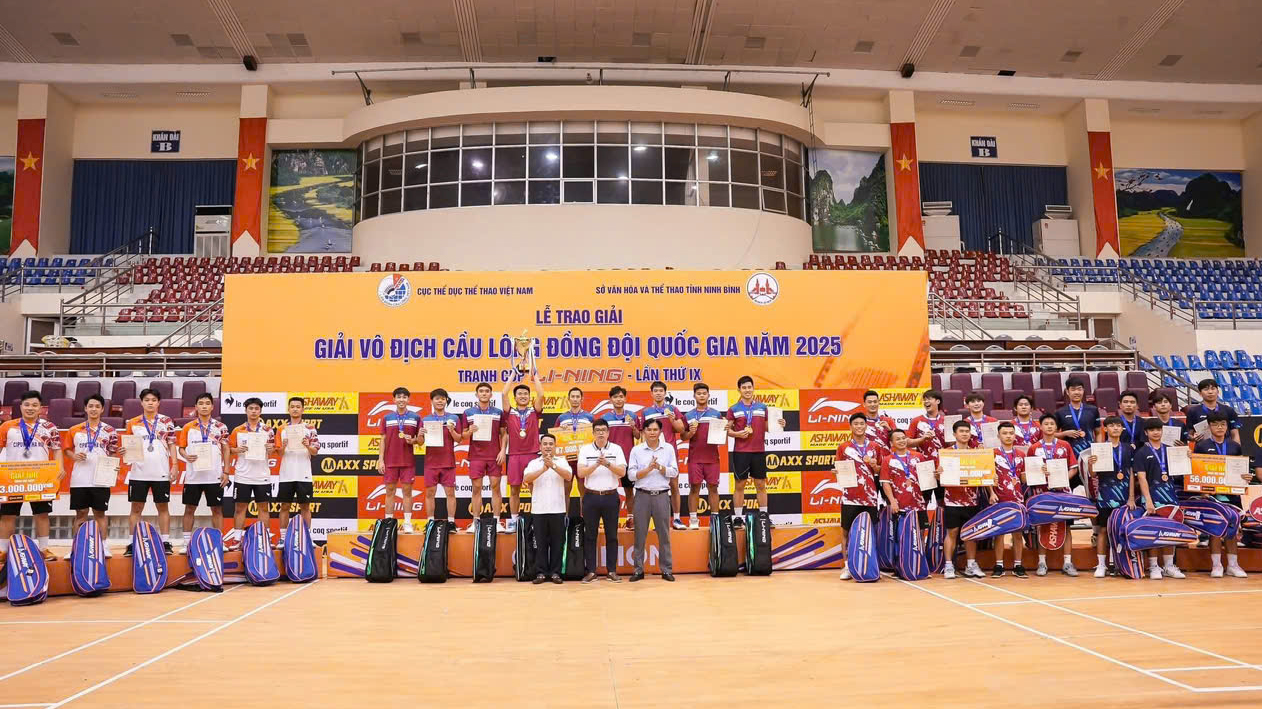 Lâm Đồng giành huy chương đồng tại Giải vô địch Cầu lông đồng đội quốc gia năm 2025