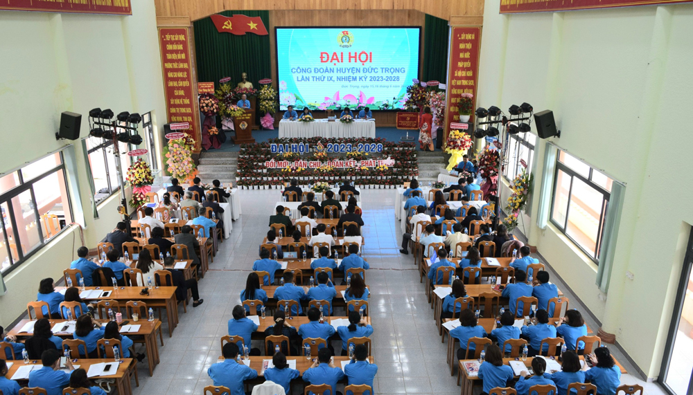 Đại hội Công đoàn huyện Đức Trọng lần thứ IX