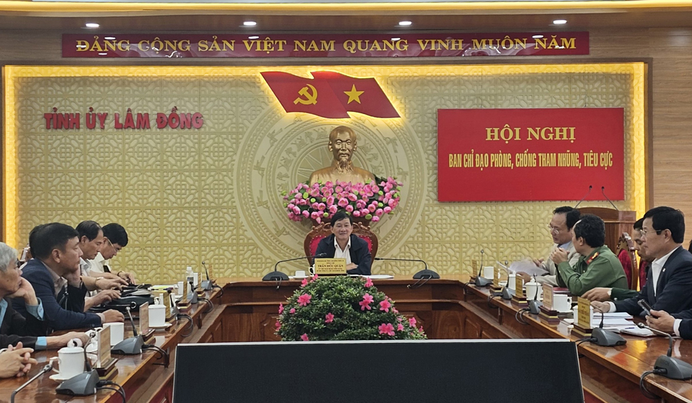 Ban Chỉ đạo Phòng, chống tham nhũng tiêu cực tỉnh đánh giá kết quả công tác 6 tháng đầu năm