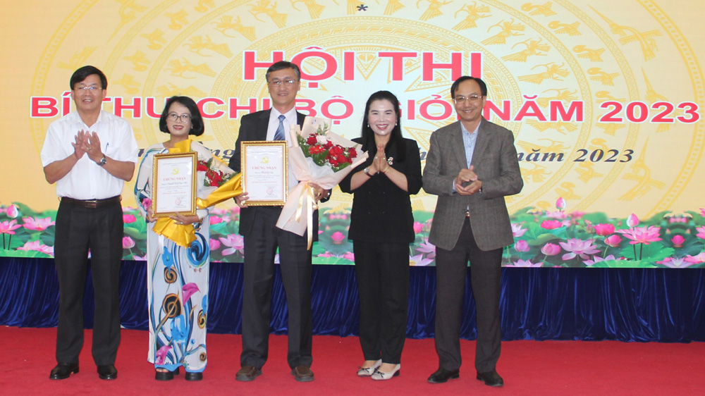 Bế mạc Hội thi Bí thư Chi bộ giỏi cụm thi số 3 Đảng ủy Khối Các cơ quan tỉnh