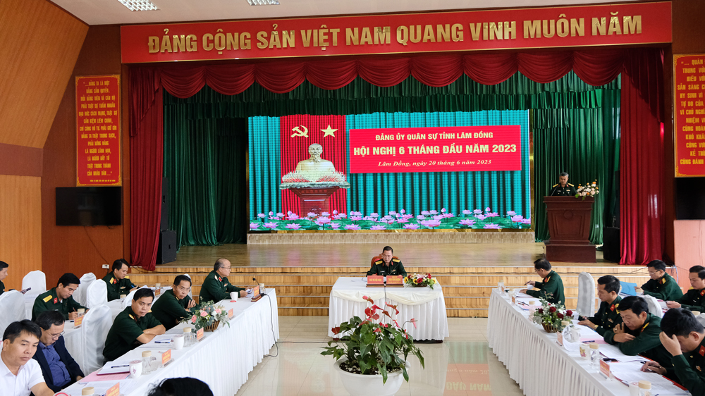 Đảng ủy Quân sự tỉnh: Hoàn thành 22/30 chỉ tiêu năm 2023