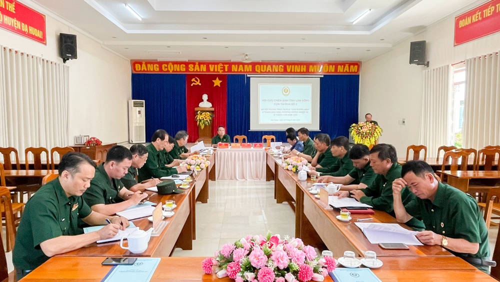 Cụm thi đua số 3 sơ kết phong trào “Cựu chiến binh gương mẫu”