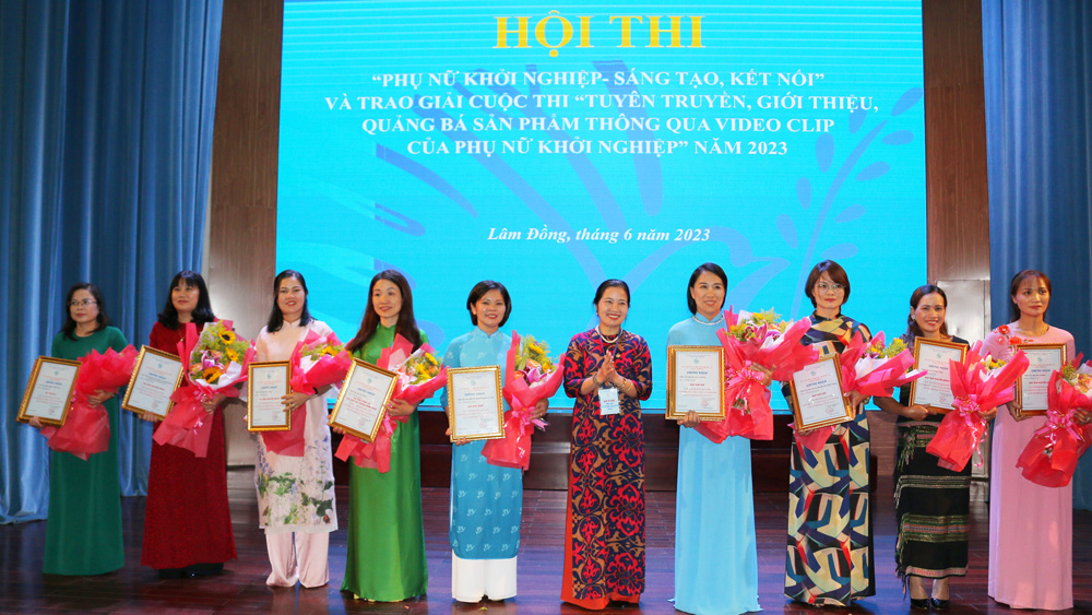 Trao giải cuộc thi quảng bá sản phẩm của phụ nữ khởi nghiệp