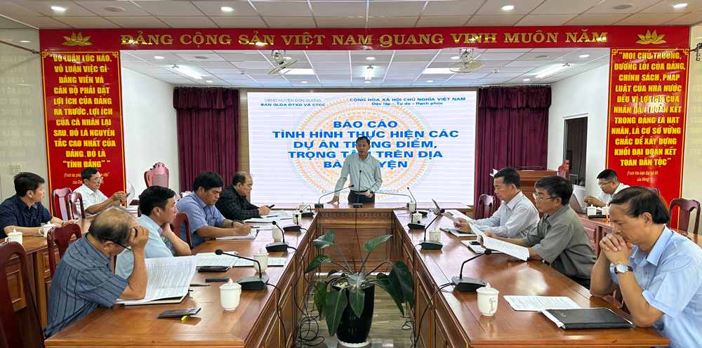 Đơn Dương: Đẩy nhanh tiến độ thi công các công trình trọng điểm