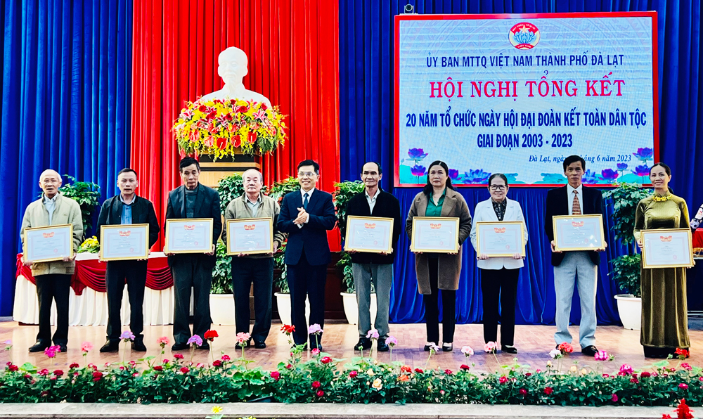 Đà Lạt: Tổng kết 20 năm tổ chức Ngày hội Đại đoàn kết toàn dân