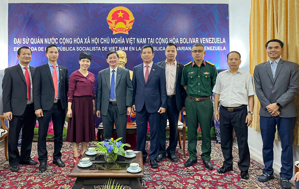 Đoàn công tác tỉnh Lâm Đồng thăm, làm việc, thúc đẩy hợp tác với Venezuela