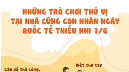 Những trò chơi thú vị tại nhà cùng con nhân Ngày Quốc tế thiếu nhi 1/6