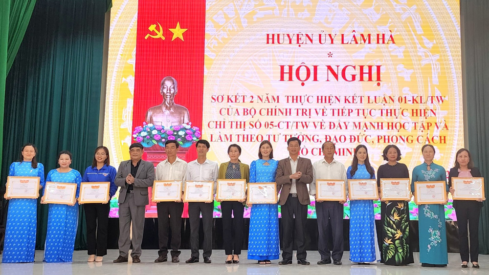 Nhiều mô hình hay, cách làm mới trong học tập và làm theo Bác ở Lâm Hà