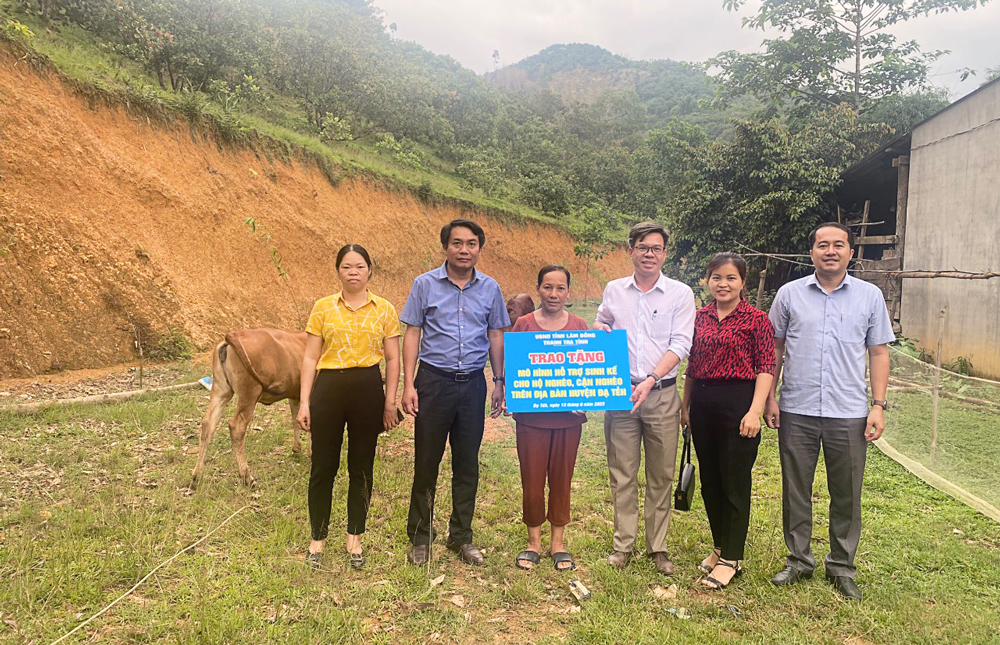 Hỗ trợ mô hình sinh kế trị giá 200 triệu đồng tại Đạ Tẻh