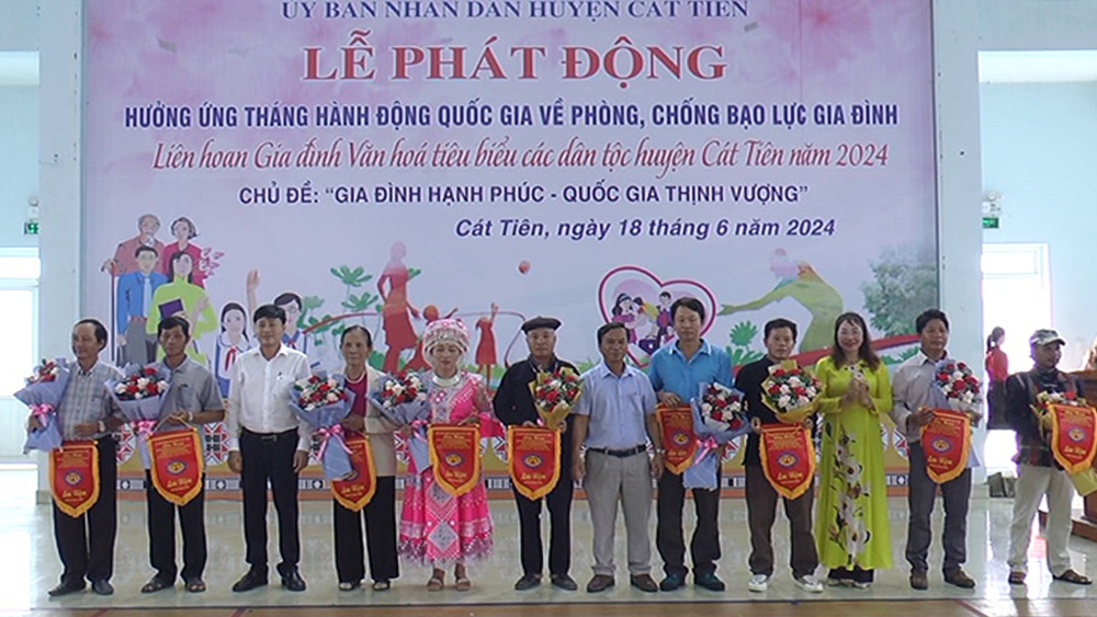Cát Tiên: Phát động hưởng ứng Tháng hành động quốc gia về phòng, chống bạo lực gia đình