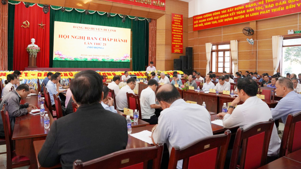 Di Linh: Công tác 6 tháng đầu năm có nhiều chuyển biến tích