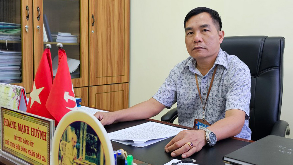 ÐỒNG CHÍ HOÀNG MẠNH HUỲNH - BÍ THƯ ÐẢNG ỦY XÃ ÐẠ TÔNG: ''Thực hiện nhiều chủ trương, cách làm hay, sáng tạo để kết nối ý Đảng - lòng dân''
