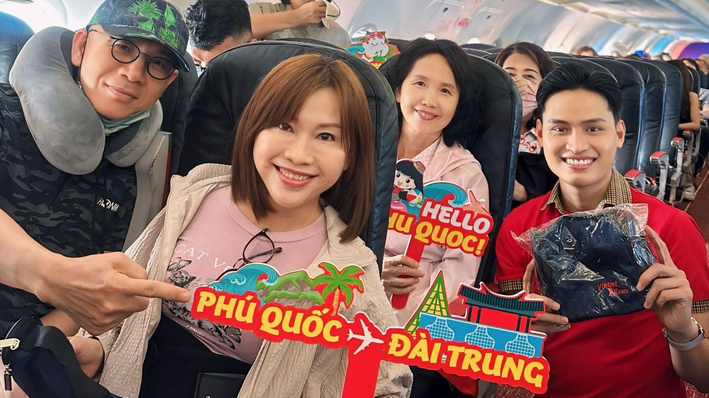 Làm mới chính mình cùng đường bay mới giữa Phú Quốc với Đài Trung, Cao Hùng (Đài Loan, Trung Quốc) của Vietjet