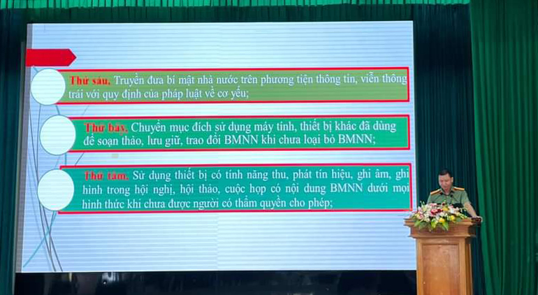 Lâm Hà: Tập huấn công tác bảo vệ bí mật nhà nước