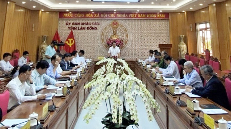 Hội nghị trực tuyến toàn tỉnh về phòng, chống thiên tai và tìm kiếm cứu nạn