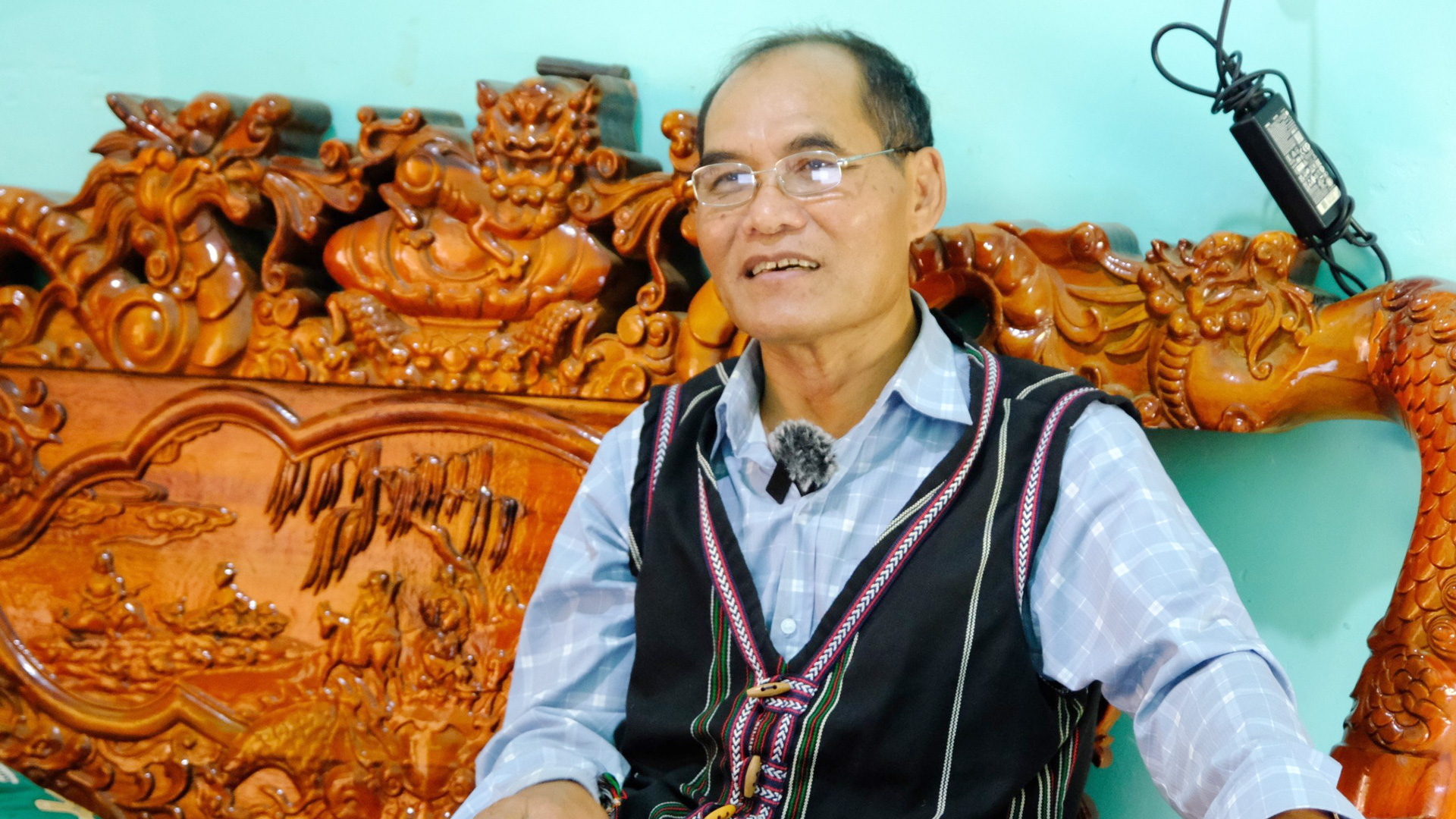 ÔNG K’ÐIỆP (THÔN 4, XÃ TAM BỐ, HUYỆN DI LINH): Mong mỗi đảng viên người dân tộc thiểu số sẽ là một “hạt nhân” trong giữ gìn văn hóa truyền thống của dân tộc mình