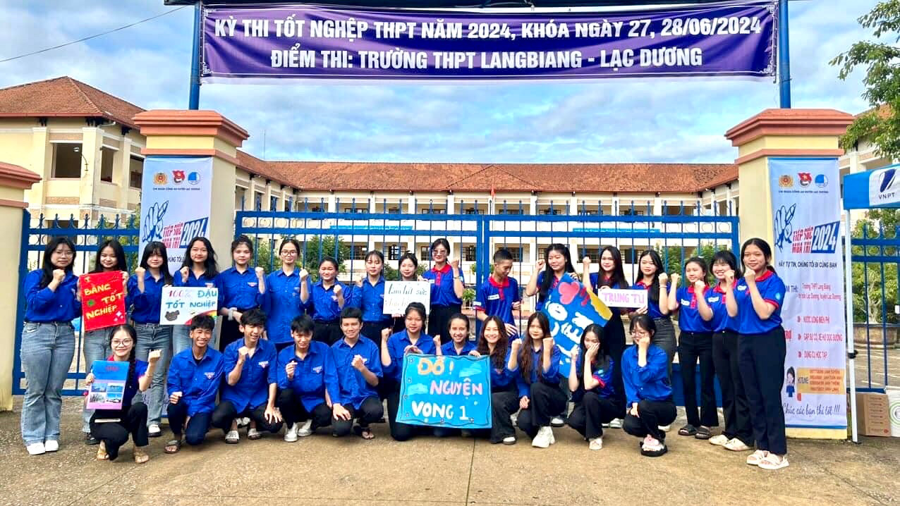 Lạc Dương: Hơn 30 đoàn viên, thanh niên tham gia tiếp sức mùa thi