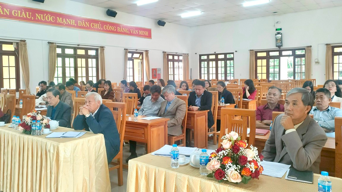 Giao ban công tác khuyến học, khuyến tài, xây dựng xã hội học tập 6 tháng đầu năm 2024