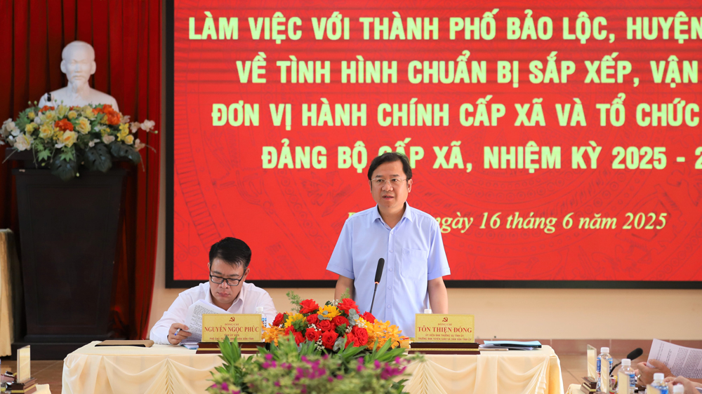 TP Bảo Lộc và huyện Bảo Lâm tập trung các điều kiện tốt nhất để bộ máy cấp xã đi vào hoạt động hiệu lực, hiệu quả