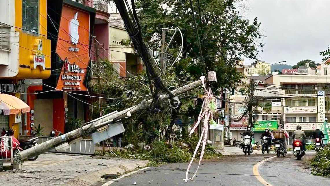 Ảnh hưởng bão số 1, cảnh báo nguy cơ lũ quét, sạt lở đất tại 2 huyện Đam Rông, Lâm Hà