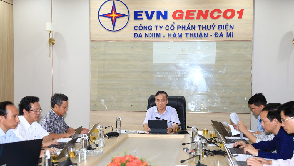 Đoàn công tác EVN kiểm tra công tác quản lý an toàn các đập thủy điện tại Công ty ĐHĐ