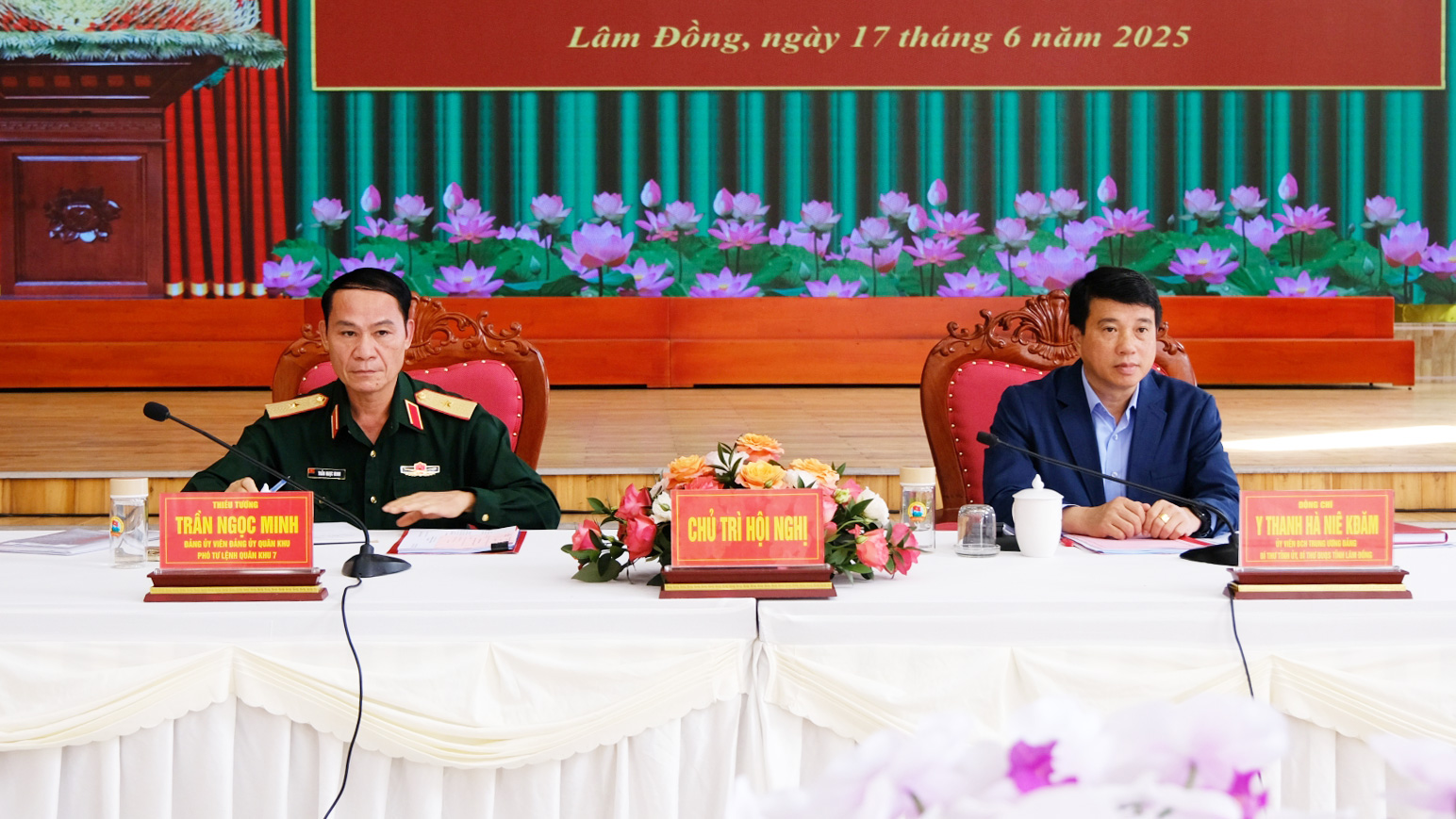 Đảng uỷ Quân sự tỉnh Lâm Đồng họp phiên 6 tháng đầu năm 2025