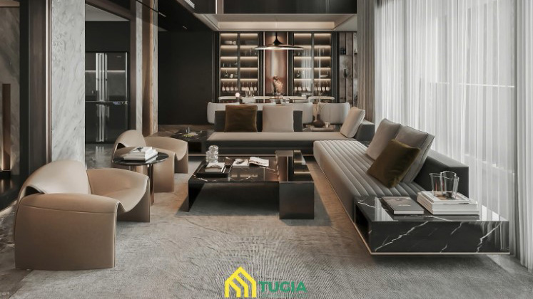Những mẫu thiết kế nội thất biệt thự đẹp, hiện đại năm 2025 tại Kiến trúc Nội thất Tứ Gia