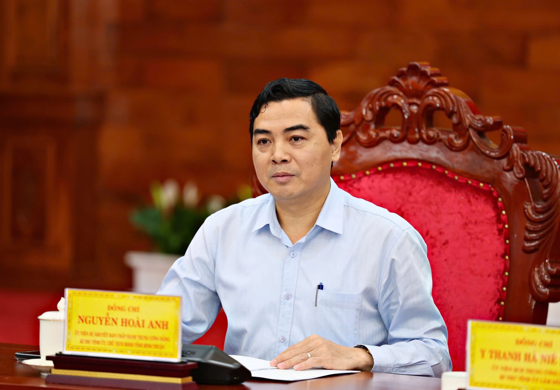 Đồng chí Đặng Hoài Anh – Uỷ viên dự khuyết Trung ương Đảng, Bí thư Tỉnh uỷ Bình Thuận
