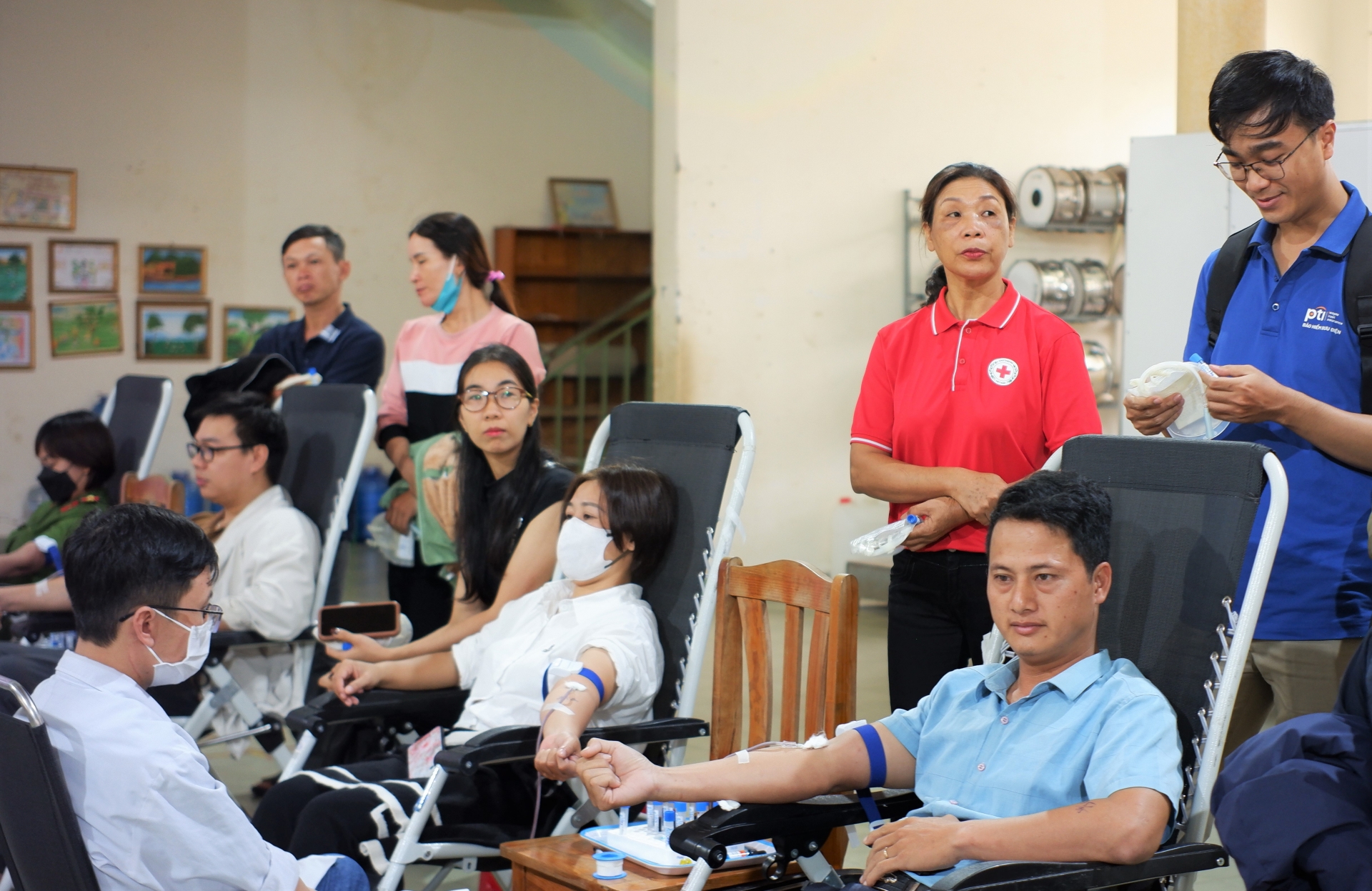 Sau 5 đợt hiến máu