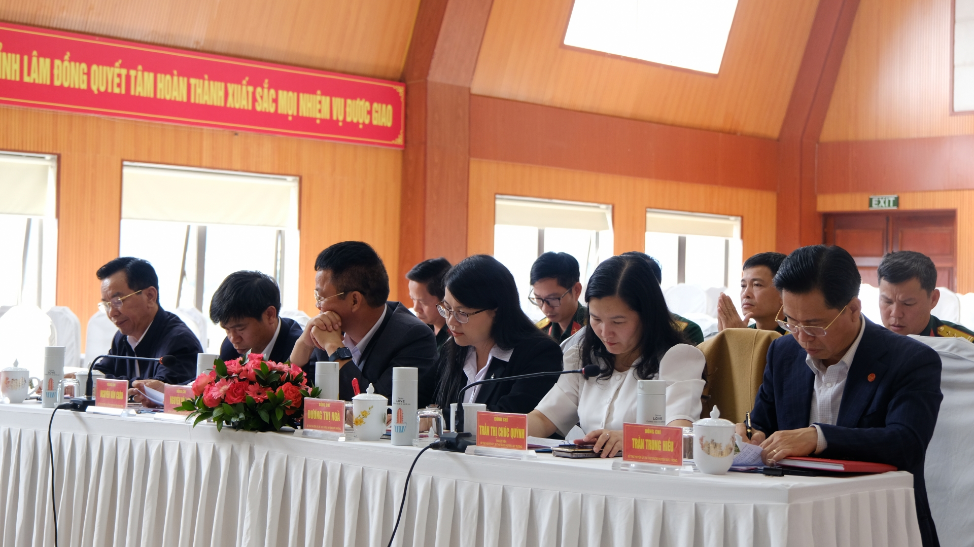 Các đồng chí Bí thư các Huyện uỷ tham dự Hội nghị