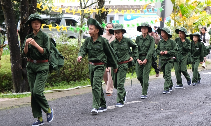 100 chiến sĩ nhí tham gia Học kỳ trong Quân đội năm 2025
