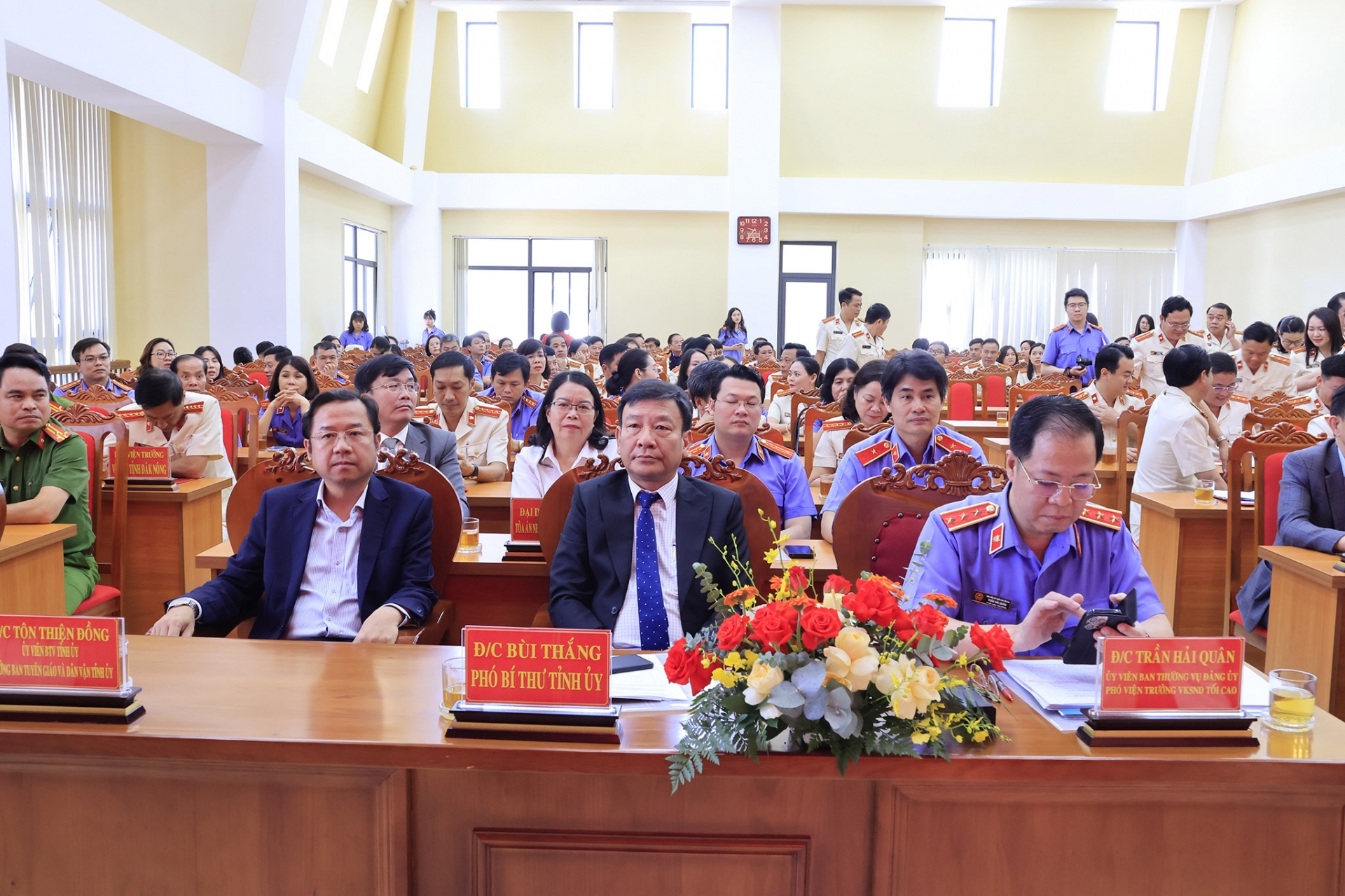 Lãnh đạo tỉnh Lâm Đồng tham dự lễ