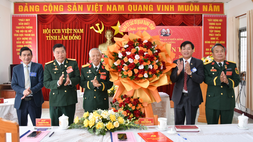 Hội Cựu chiến binh tỉnh Lâm Đồng tổ chức thành công Đại hội Chi bộ lần thứ I, nhiệm kỳ 2025 - 2030