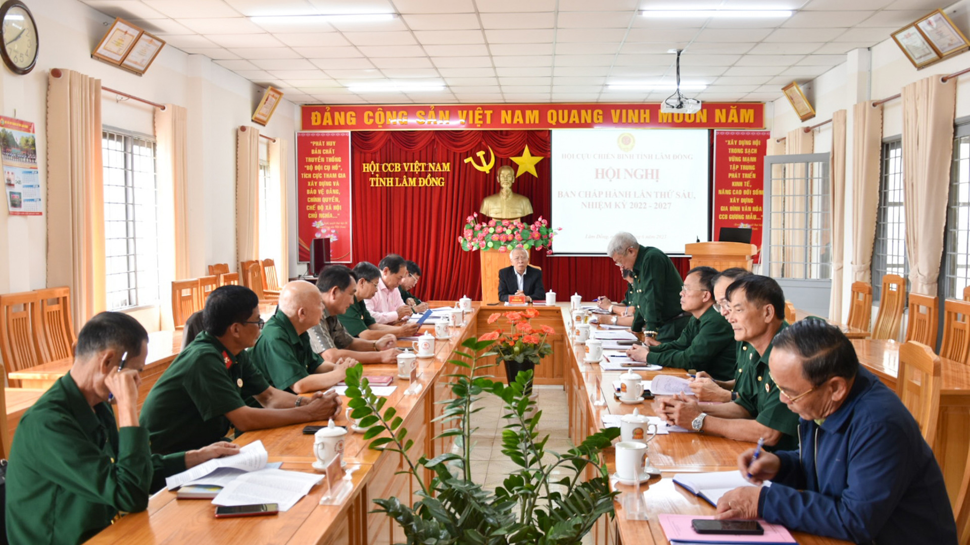Hội Cựu chiến binh tỉnh sơ kết công tác 6 tháng đầu năm