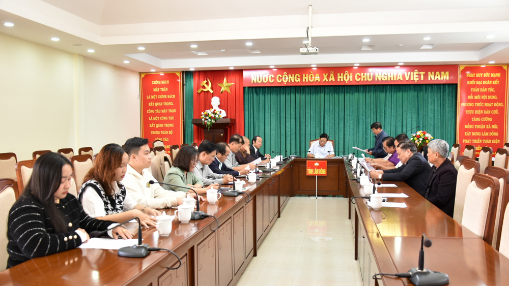 Hội Hữu nghị Việt Nam – Lào tỉnh Lâm Đồng sơ kết hoạt động 6 tháng đầu năm
