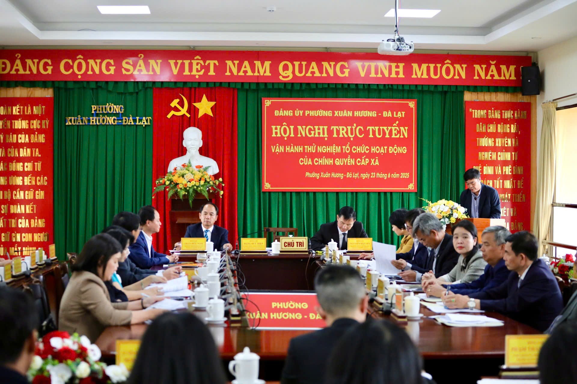 Phường Xuân Hương - Đà Lạt vận hành thử nghiệm các nội dung liên quan đến việc thành lập các tổ chức Đảng